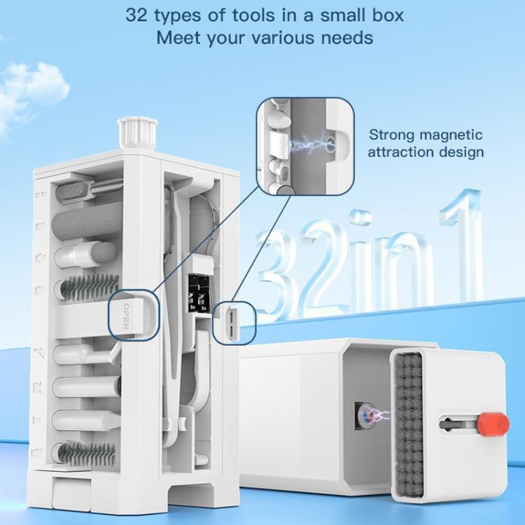 Q32 32 In 1 Multi-function Digital Cleaner Kit Headset Keyboard Screen Computer Cleaning Tools