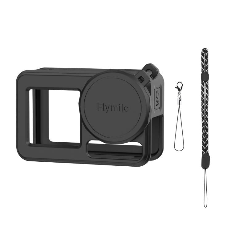 For DJI Osmo Action 3 / 4 / 5 Pro Flymile Silicone Cover Sport Camera Lens Drop Cases