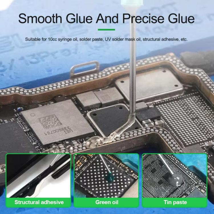 Manual Glue Tapper Cell Phone Repair Motherboard Soldering Oil Syringe Booster Tin Paste Syringe Pusher, RELIFE RL-062A 10CC, RELIFE RL-062B 30CC, RELIFE RL-062C 3-5CC, RELIFE RL-062D 5-10CC