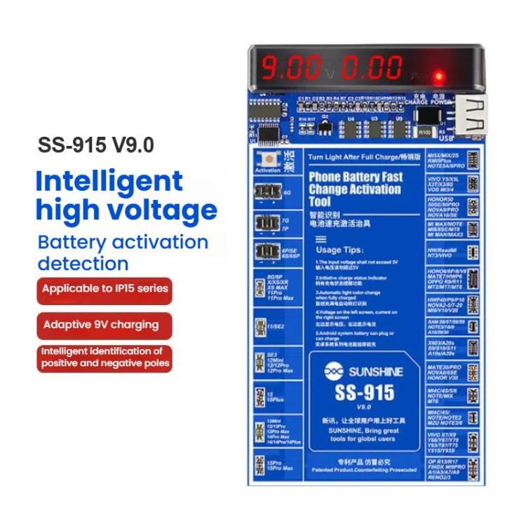 For iPhone Android Mobile Phone Repair Battery Charging Activation Board V9 Battery Test Activation Board Tool