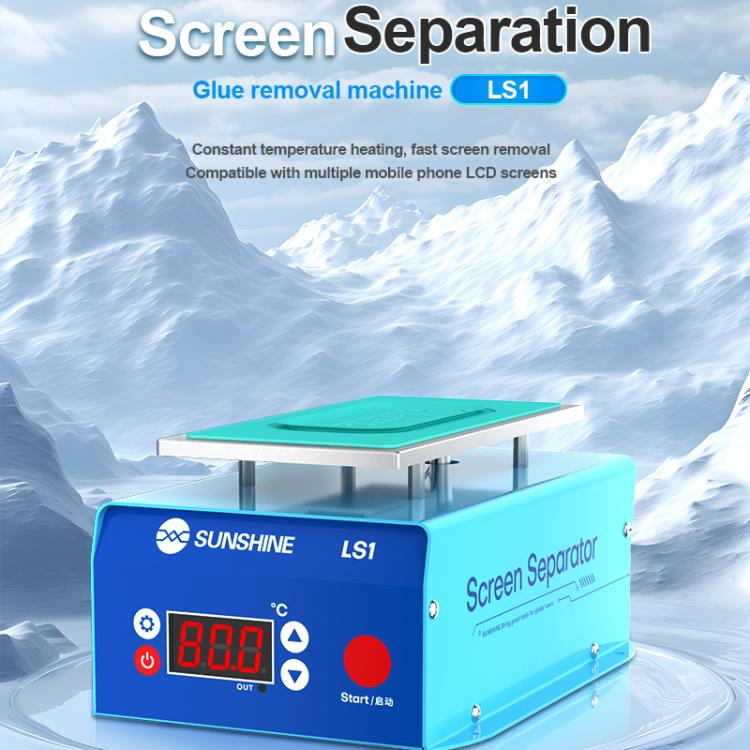 Mobile Phone LCD Screen Repair Heated Separator Curved Straight Screen Frame Removal Machine, LS1