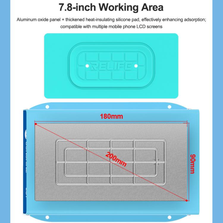 Mobile Phone LCD Screen Repair Heated Separator Curved Straight Screen Frame Removal Machine, LS1