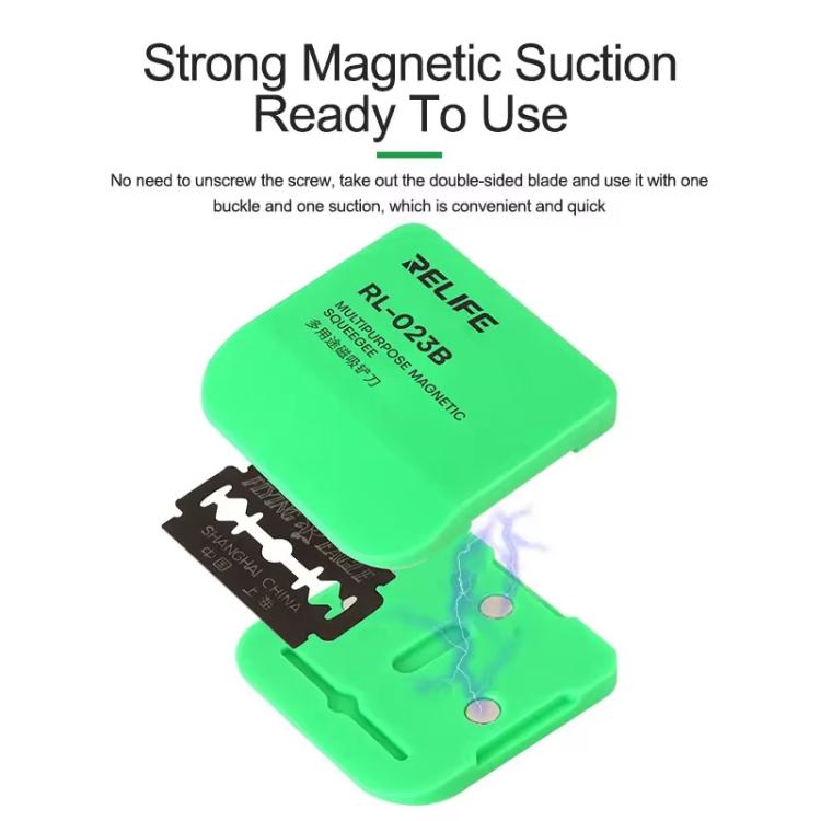 Multi-purpose Magnetic Spatula LCD Screen Degumming Glass Cleaning Knife, RL-023B