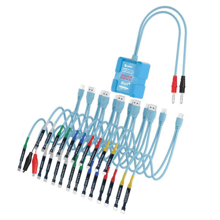 For Android 8V High Voltage Power Supply Test Boot Line Cell Phone Repair Tool Battery Cable HW Boot Cable, SUNSHINE iBoot C