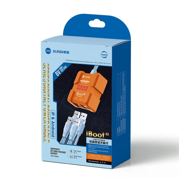 For iPhone Android Power Cable Mobile Phone Repair Tool Battery Power Test Boot Cable, SUNSHINE iBoot D