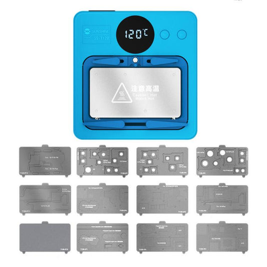 Mobile Phone Motherboard Smart Repair Heating Platform Kit Support IP7G-16PM/Android Universal, SUNSHINE SS-T12B 13 In 1, SUNSHINE SS-T12B 9 In 1