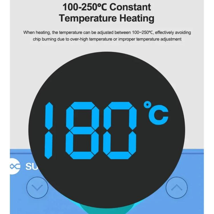 IC Chip Heating Glue Remover Mobile Phone Repair Chip Fast Heating Efficient Glue Removal Tool, SUNSHINE SS-T12C