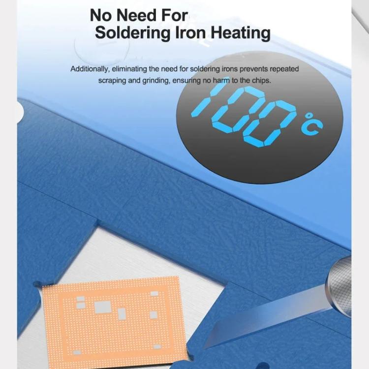IC Chip Heating Glue Remover Mobile Phone Repair Chip Fast Heating Efficient Glue Removal Tool, SUNSHINE SS-T12C