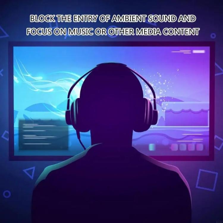 For Logitech G733 LIGHTSPEED Headset 1pair Ear Pads Sponge Soft Cushion, Weaving Black Purple, Ice Feeling Black Purple, Black, Gray, Purple, Blue