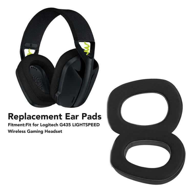 For Logitech G435 Headset 1pair Cool Leather Earpads Earmuffs Sponge Cover