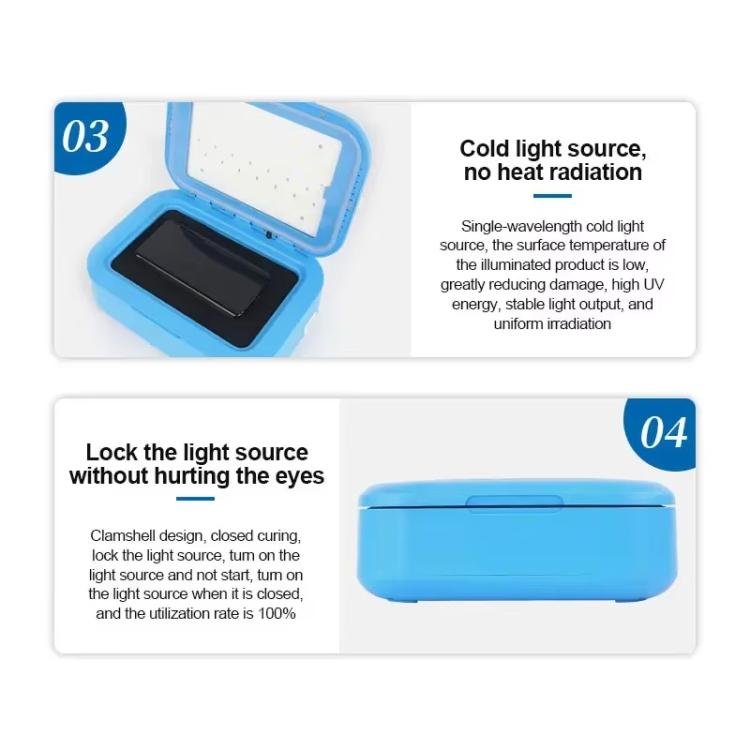 SUNSHINE S-918B Plus UV Curing Box Mobile Phone LCD Screen OCA Bonding Vacuum Laminated Machine