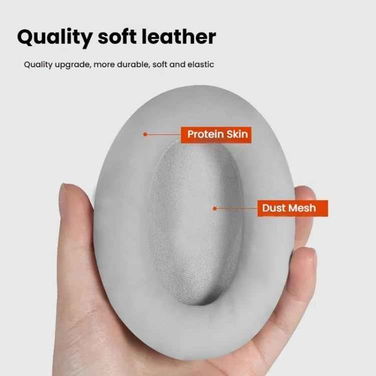 For ASUS ROG Strix Go 2.4 Headphone 1pair Ear Pads Protein Leather Earmuffs