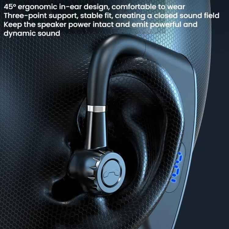 On-Ear Business Digital Display Bluetooth Earphone