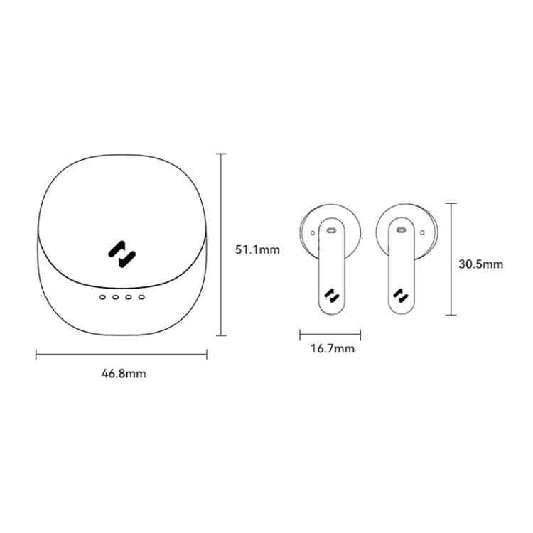 Havit E9 Semi-In-Ear ENC Noise Reduction Wireless Bluetooth Earphones