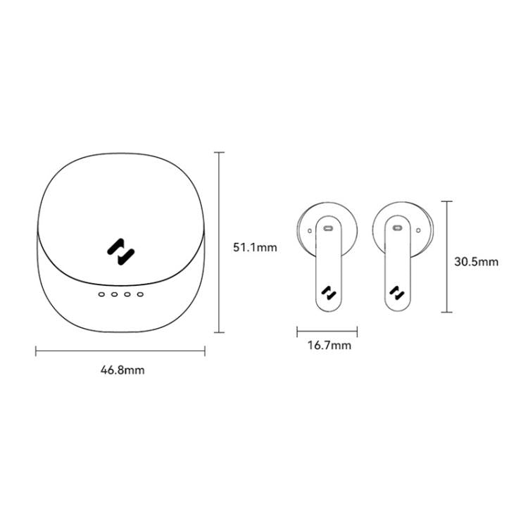 Havit E9 Semi-In-Ear ENC Noise Reduction Wireless Bluetooth Earphones