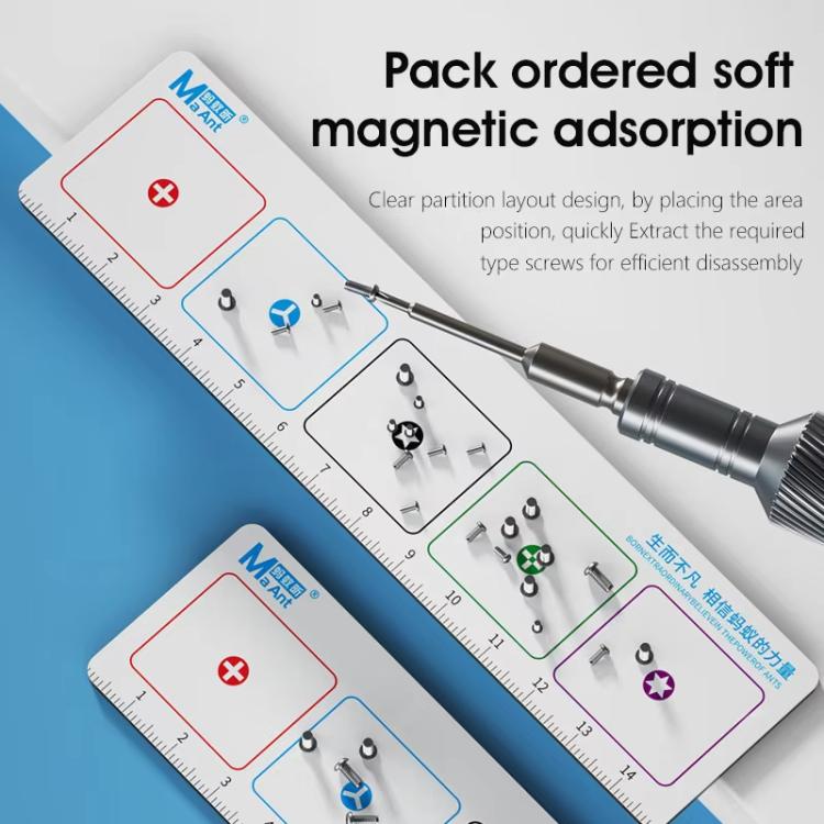 MaAnt CX-002 Mobile Phone Computer Repair Small Screws Nails Magnetic Storage Pad Super Magnetic Strip, CX-002