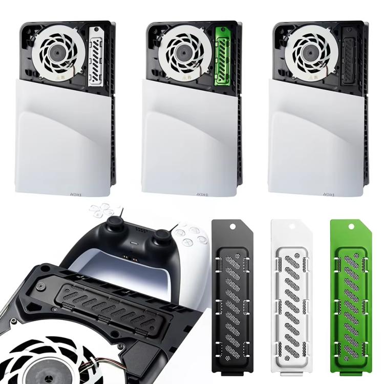 For PS5 Slim / PS5 Pro M.2 SSD Heatsink Dust Cover Expansion Slot Radiator, Heatsink Dust Cover Black, Heatsink Dust Cover Silver, Heatsink Dust Cover Green