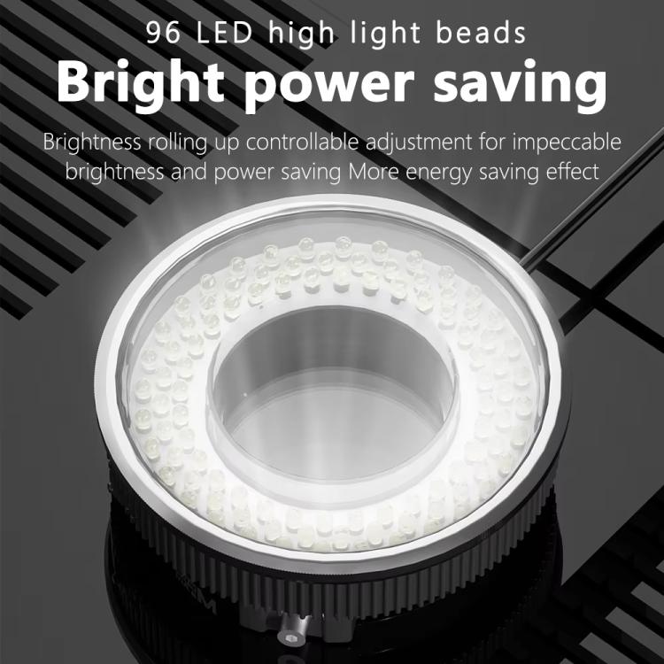 Cell Phone Repair Microscope Ring Polarized LED Light Source Lamps 96 Beads Anti-Glare Fill Lights, MY-038 96 Beads