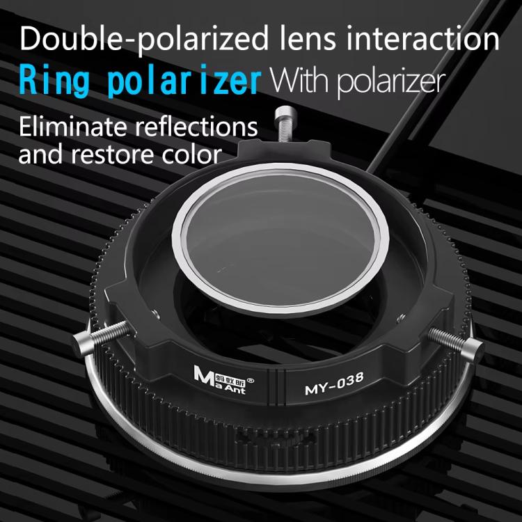 Cell Phone Repair Microscope Ring Polarized LED Light Source Lamps 96 Beads Anti-Glare Fill Lights, MY-038 96 Beads