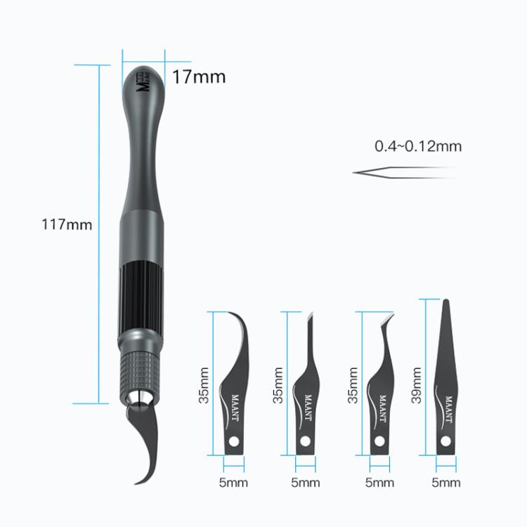 4 In 1 Blade Pry IC / CPU Hard Disk Blade Cell Phone Motherboard Repair Scraping Gum Degumming Tools, MY-102