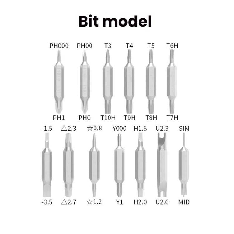 27 In 1 Dual Bits Precision Screwdriver Tool Kit Mini Mobile Phone Computer Eyeglasses Repair Tool