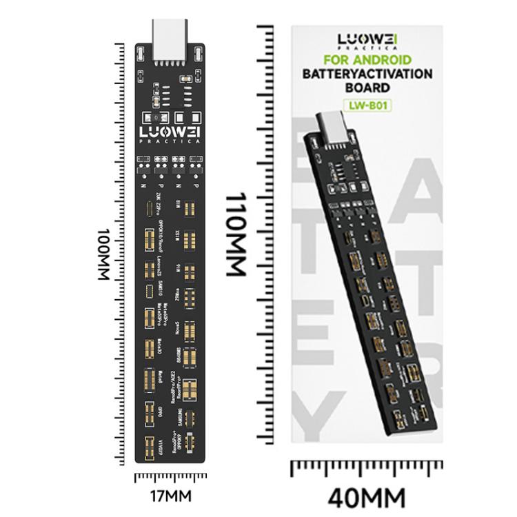 Battery Activation Plate, LUOWEI LW-B01 For Android, LUOWEI LW-B02 For Apple