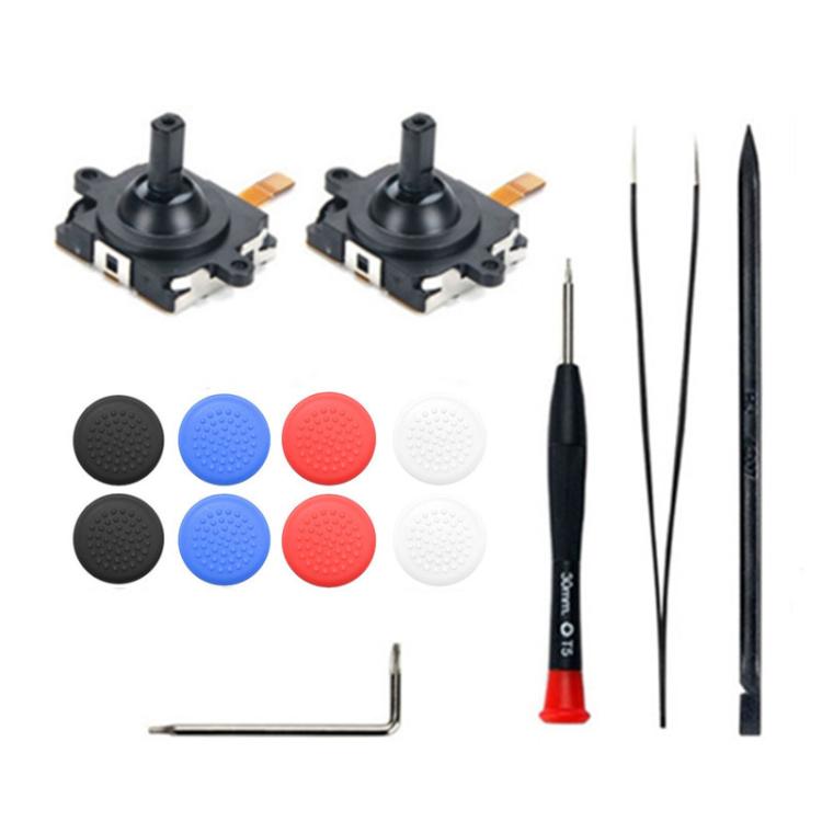 For Meta Quest 2 Repair Tool Set Handle Joystick Replacement Parts, 5 In 1, 14 In 1 C Type, 13 In 1, 14 In 1 B Type, 12 In 1, 10 In 1 A Type, 10 In 1 B Type, 14 In 1 4pcs Joystick Type, 14 In 1 A Type