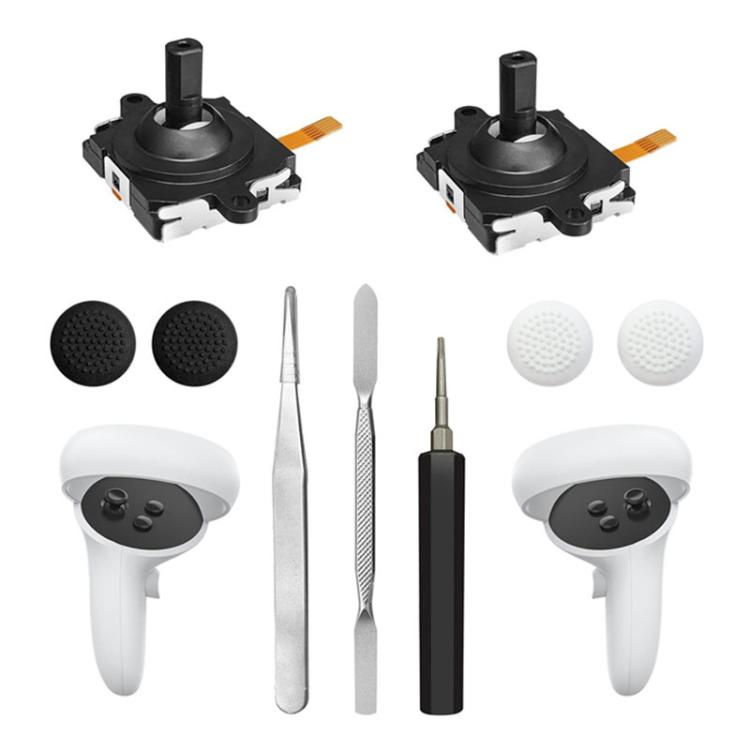 For Meta Quest 2 Repair Tool Set Handle Joystick Replacement Parts