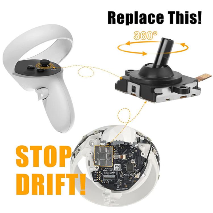 For Meta Quest 2 Repair Tool Set Handle Joystick Replacement Parts, 5 In 1, 14 In 1 C Type, 13 In 1, 14 In 1 B Type, 12 In 1, 10 In 1 A Type, 10 In 1 B Type, 14 In 1 4pcs Joystick Type, 14 In 1 A Type