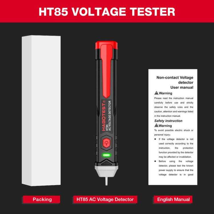 HABOTEST HT85 Non-Contact Electricity Tester AC Voltage Detector, HT85