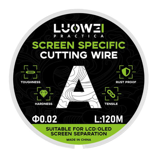 LUOWEI 120M Cell Phone LCD Screen Separation Line High Hardness Cutting Diamond Wire