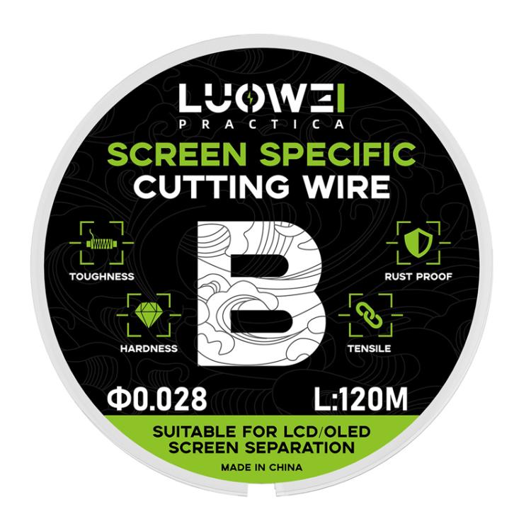 LUOWEI 120M Cell Phone LCD Screen Separation Line High Hardness Cutting Diamond Wire