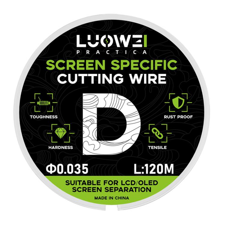 LUOWEI 120M Cell Phone LCD Screen Separation Line High Hardness Cutting Diamond Wire