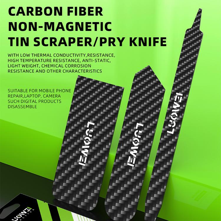 Carbon Fiber Plastic Pry Stick Anti-static Multi-purpose Disassembly Bar, 3pcs /Set Pry Stick