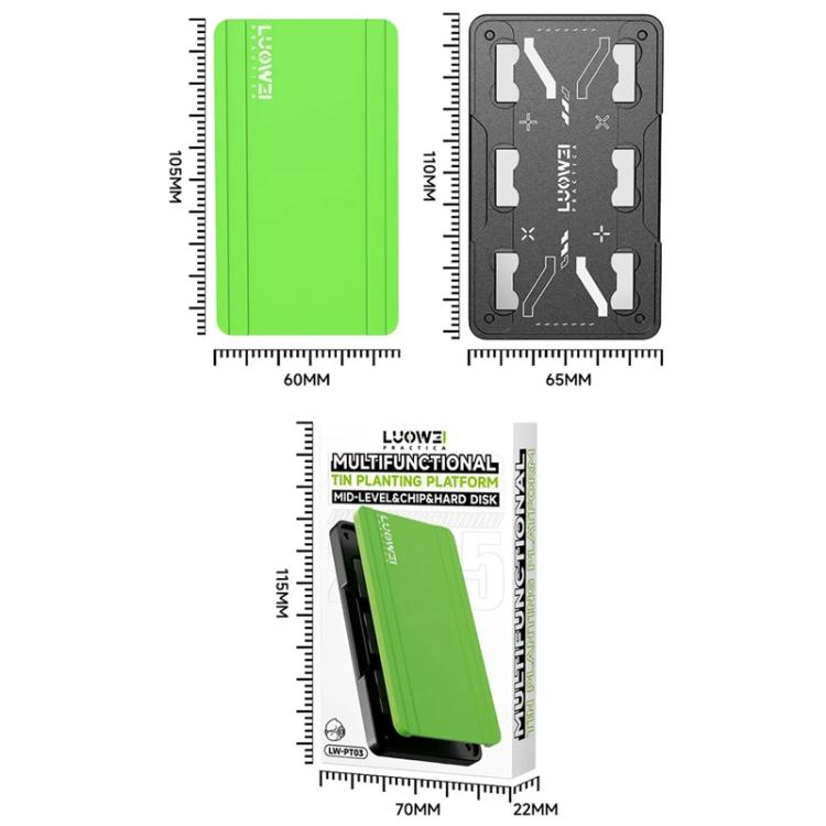 Tinning Mesh CPU Chip Magnetic Table Tinning Silicone Pad, PT-03