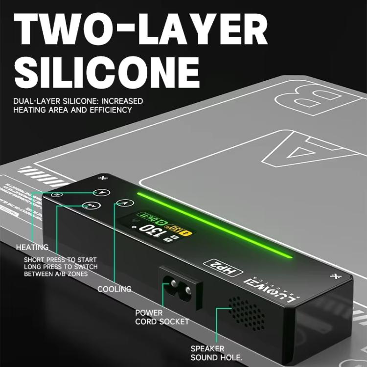 LUOWEI HP2 Screen Heating Table Constant Temperature Screen Removal Treasure Phone Tablet Screen Changing Removal Heating Separation