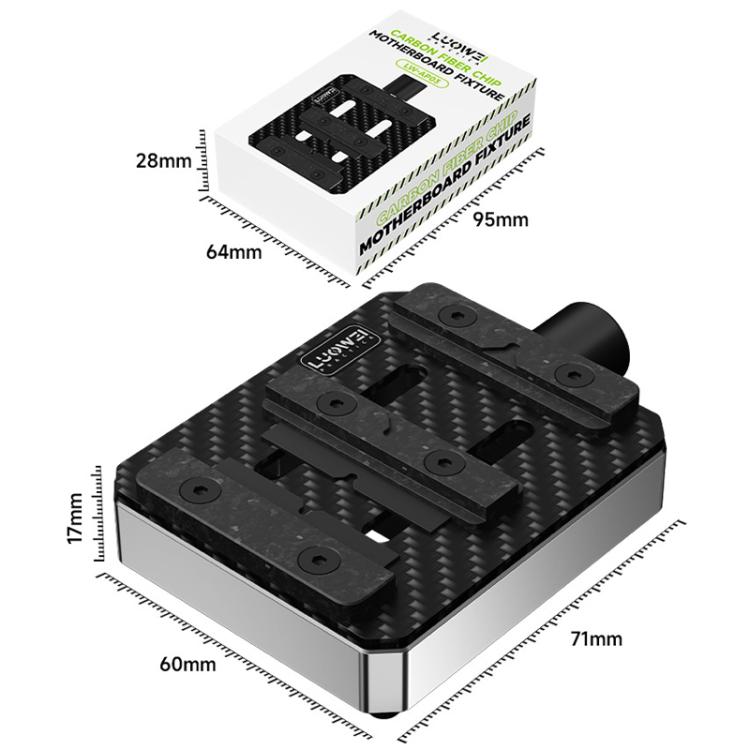 Cell Phone Repair Multifunctional Fixture High Temperature Resistant Cell Phone Motherboard Chip Fixing Clip, AP03