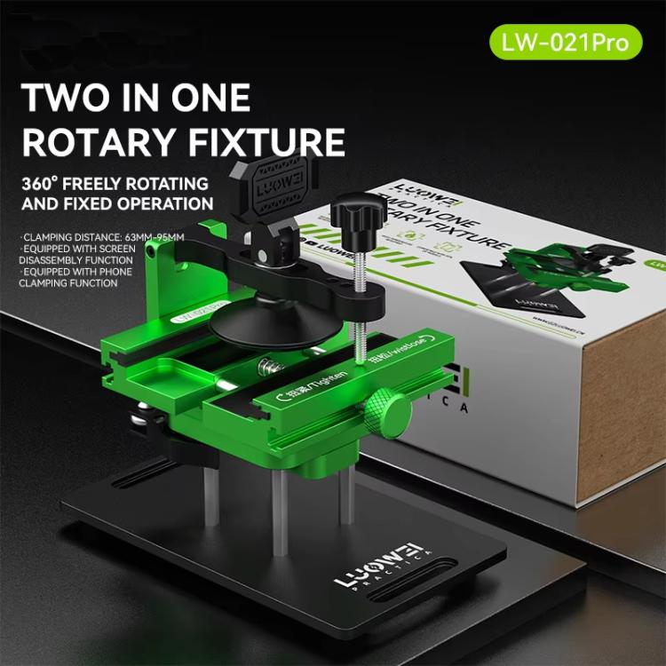 Cell Phone Back Cover Removal and Screen Replacement 2 In 1 Rotary Jig, LW-021Pro