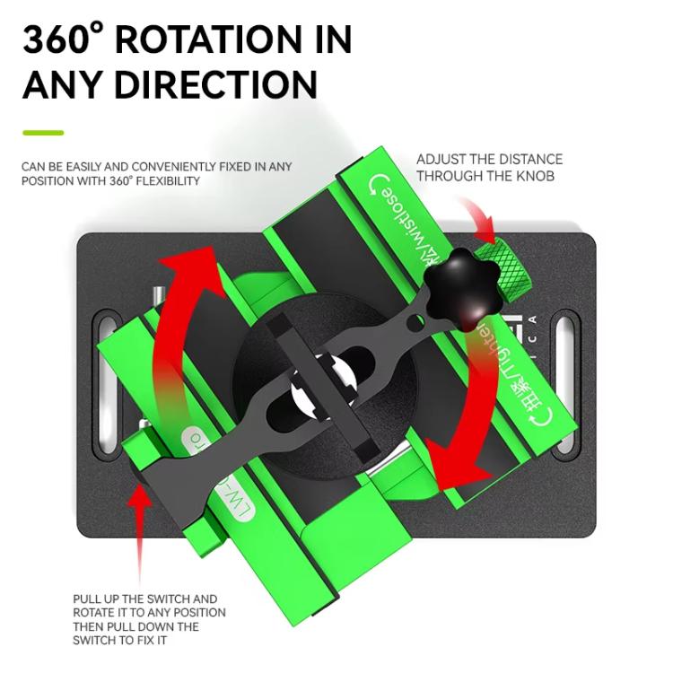 Cell Phone Back Cover Removal and Screen Replacement 2 In 1 Rotary Jig, LW-021Pro