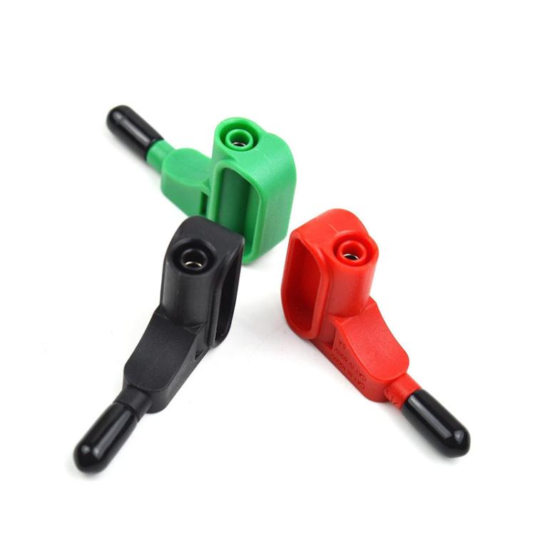 3pcs /Set 4mm Multimeter Solder-free Magnetic Suction Head Terminal, Red+Black+Green