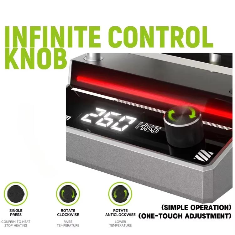 LUOWEI HS3 Universal Preheating Heating Station Layered Lamination Tinning Degumming Heating Station