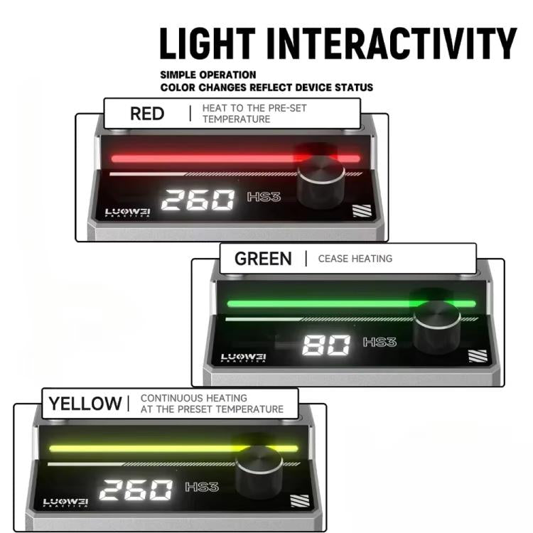 LUOWEI HS3 Universal Preheating Heating Station Layered Lamination Tinning Degumming Heating Station