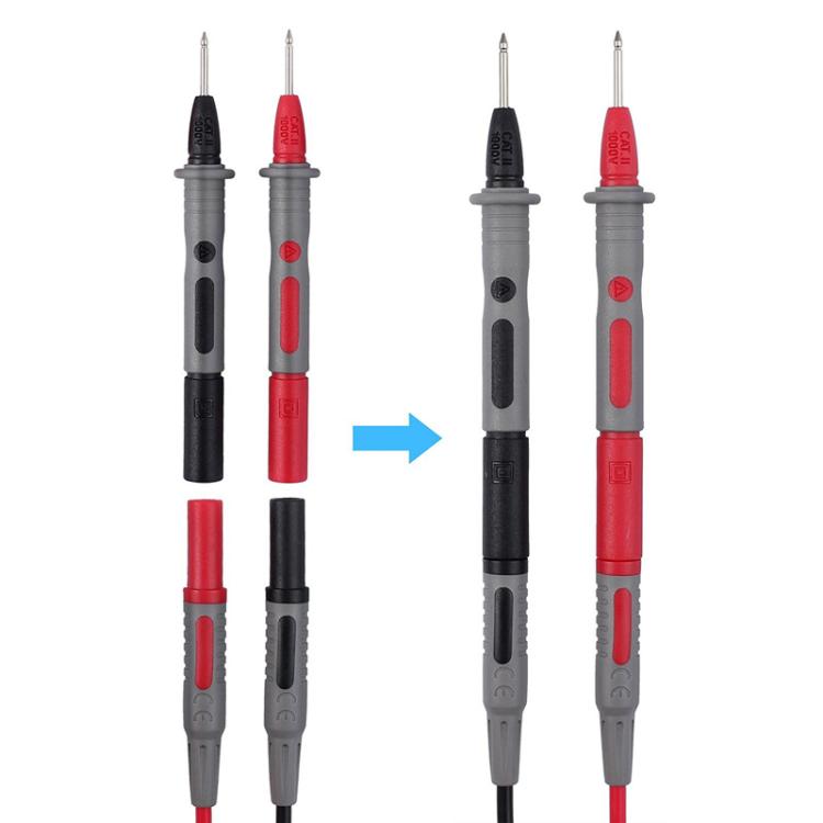4mm Banana Jack Multimeter Universal Test Pen Alligator Clip Probe Set