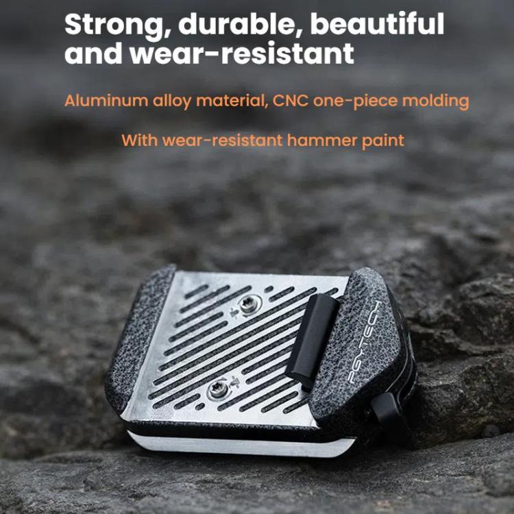 PGYTECH Camera Arca Quick Release Mount V2 Interface Tripod Accessory, Set, Base Only, Quick Release Plate
