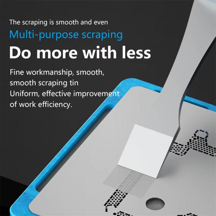 Cell Phone Repair Non-Magnetic Stainless Steel Scraper Removal Tablet Paste Stirring BGA Pry Bar Degumming Tool, M-068