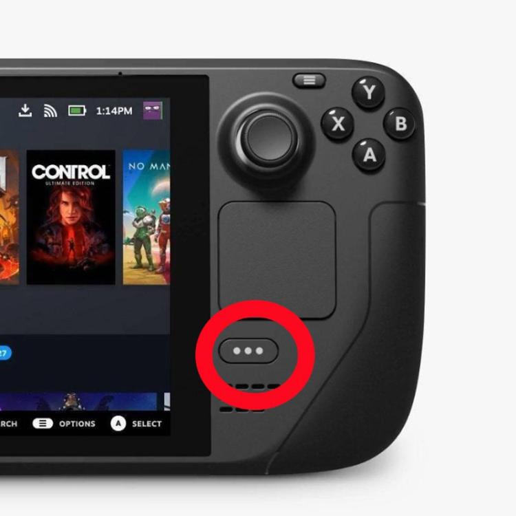 For Steam Deck Palm Buttons HOME Button Flick Switch, HOME Button
