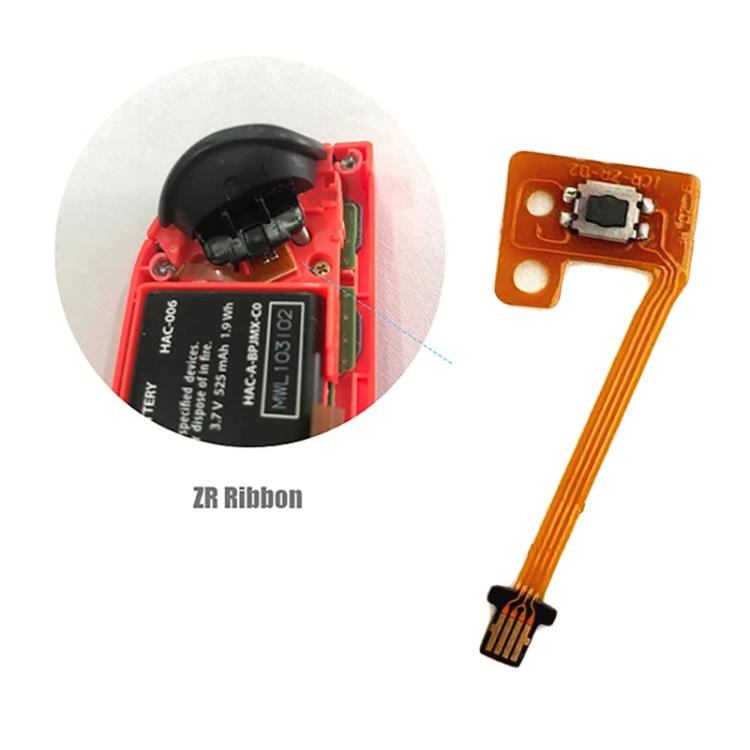 3pcs /Set For Nintendo Switch Joy-Con Button Repair Cable Gamepad Button Key Ribbon Flex Cable
