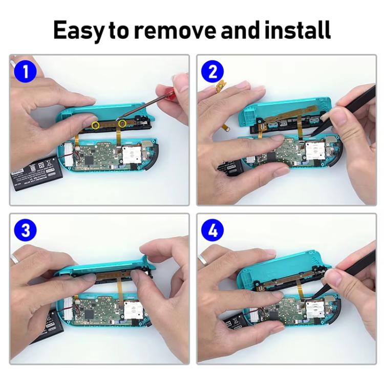 3pcs /Set For Nintendo Switch Joy-Con Button Repair Cable Gamepad Button Key Ribbon Flex Cable
