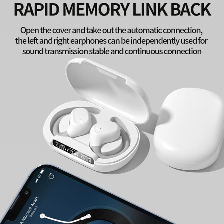 M200 Open-Ear Wireless Bluetooth Headphones Ear-Hook Earphone Waterproof Earpieces