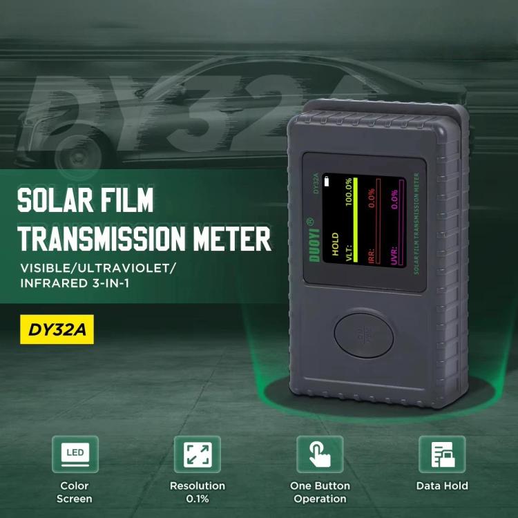DUOYI Portable Heat-Insulating Glass Solar Film Tester, DY32A